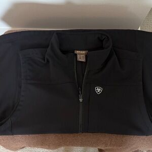 Ariat Black Zip-Up Vest
